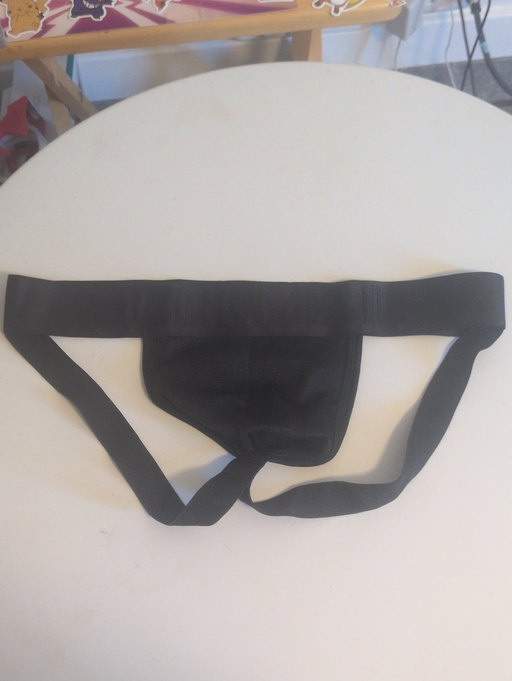 Men's Black Supportive Athletic Jockstrap